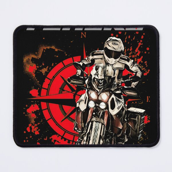 Item preview, Distressed Compass Adventure Rider Illustration designed and sold by ARTBYKTANA.