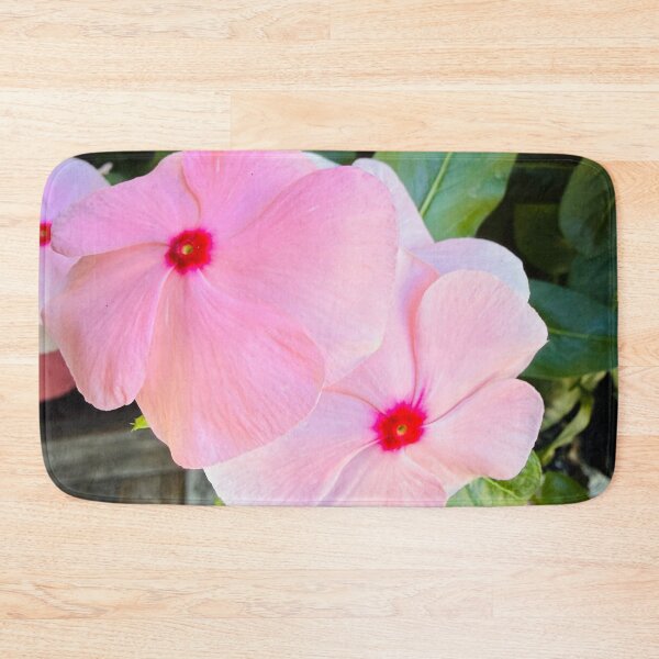Item preview, Soft Pink Periwinkle Flowers Garden Photography designed and sold by BalkanBloom.