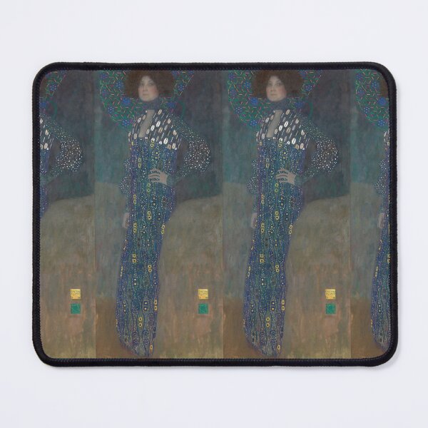Item preview, Emilie Floge Portrait in Ornamental Blue Gown designed and sold by artofuniverse.