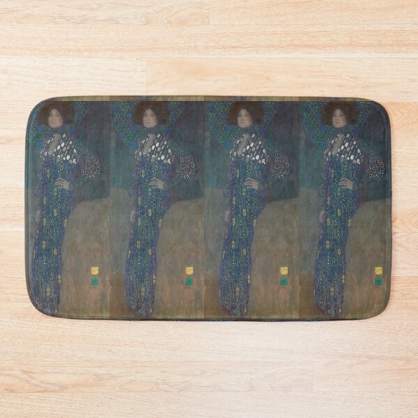 Item preview, Emilie Floge Portrait in Ornamental Blue Gown designed and sold by artofuniverse.