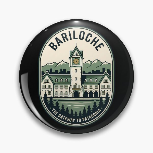 Item preview, Bariloche Patagonia Argentina Vintage Travel Emblem designed and sold by k3rstman1.