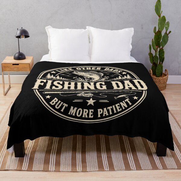 Item preview, Fishing Dad With More Patience Funny Angler Father designed and sold by JasKei-Designs.