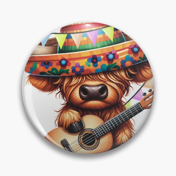 Item preview, Highland Cow Musician designed and sold by smilingfun.