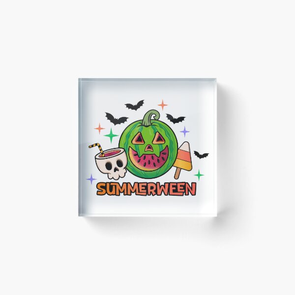 Item preview, Summerween Watermelon Jack O'Lantern  designed and sold by GlitterArtySVG.