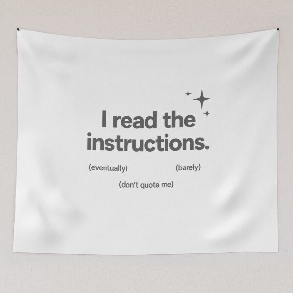 Item preview, I Read the Instructions (Eventually) designed and sold by Icareis-Studios.