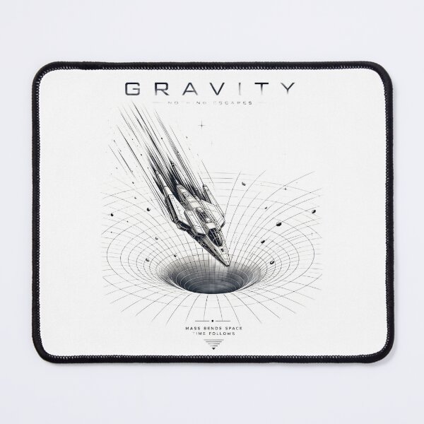 Item preview, Gravity Well – Spacecraft Descending into a Black Hole designed and sold by Artisan Finds Online.