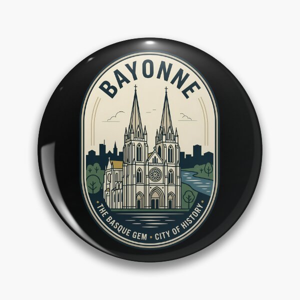 Item preview, Bayonne Basque Gem Vintage Travel Emblem France designed and sold by k3rstman1.