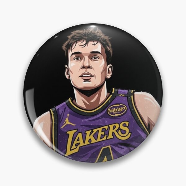 Item preview, LA Lakers Player Dalton Vector Art Potrait T-Shirt designed and sold by mazyoy.
