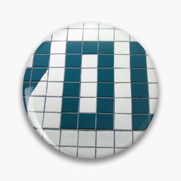 Item preview, YOU - Blue Tile Mosaic Typography designed and sold by missioncreek.
