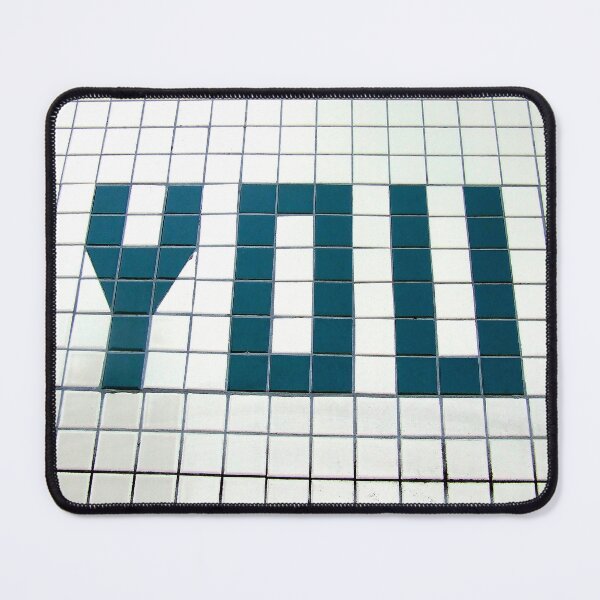 Item preview, YOU - Blue Tile Mosaic Typography designed and sold by missioncreek.