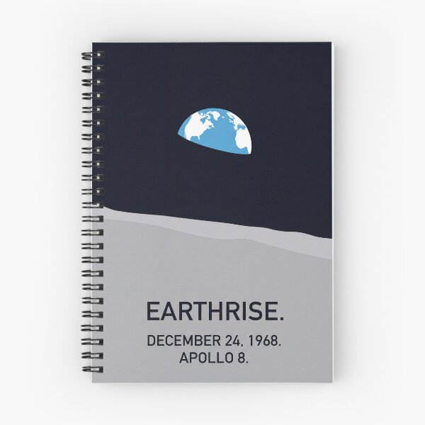 Item preview, Earthrise Apollo 8 | Minimalist Retro Space Poster designed and sold by Astral-Artisan.