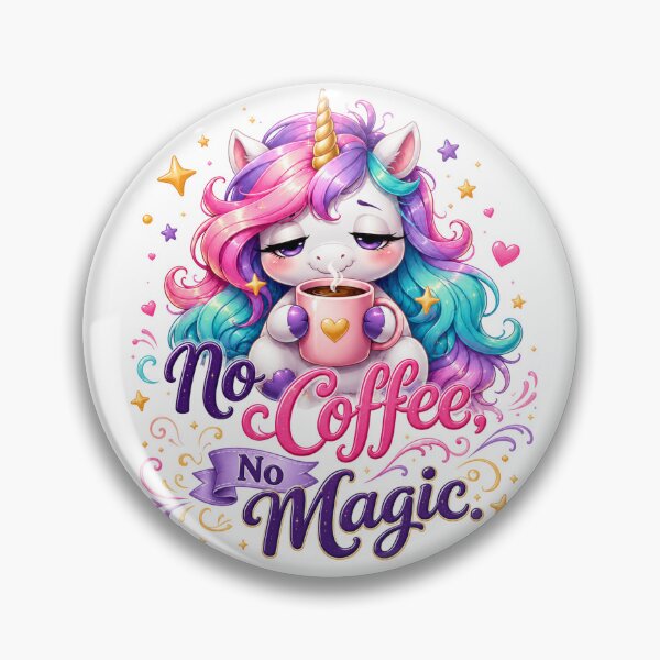 Item preview, Sleepy Unicorn Needs Coffee designed and sold by Tinosshop.