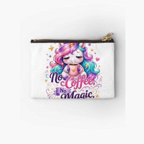Item preview, Sleepy Unicorn Needs Coffee designed and sold by Tinosshop.