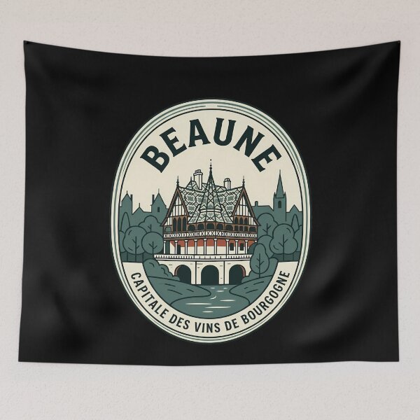 Item preview, Beaune Burgundy Wine Capital Vintage Travel Emblem designed and sold by k3rstman1.
