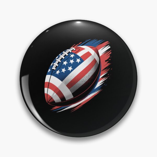 Item preview, Football USA American Flag Colorful 4th of July Patriotic designed and sold by SapfireStuArt.