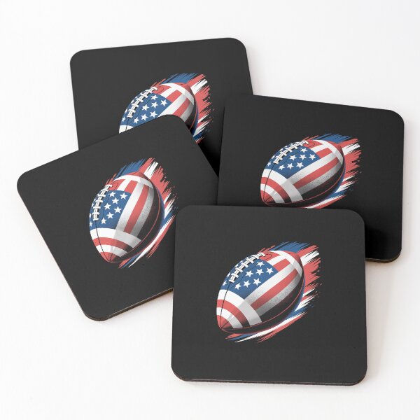 Item preview, Football USA American Flag Colorful 4th of July Patriotic designed and sold by SapfireStuArt.