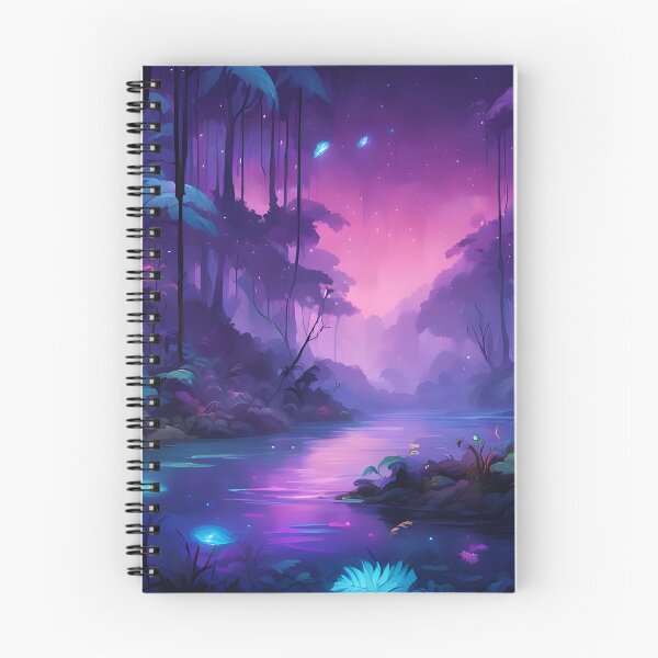Item preview, Bioluminescent Night Jungle designed and sold by Fanta-sticky.