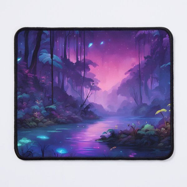 Item preview, Bioluminescent Night Jungle designed and sold by Fanta-sticky.