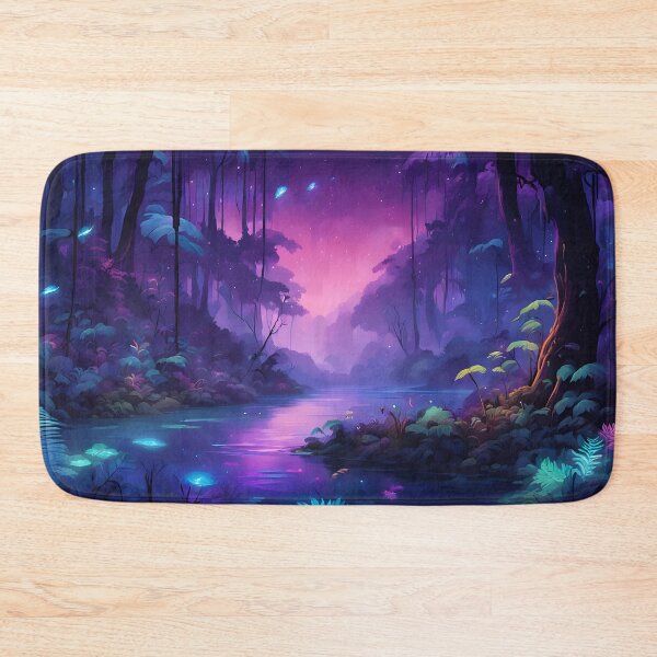 Item preview, Bioluminescent Night Jungle designed and sold by Fanta-sticky.