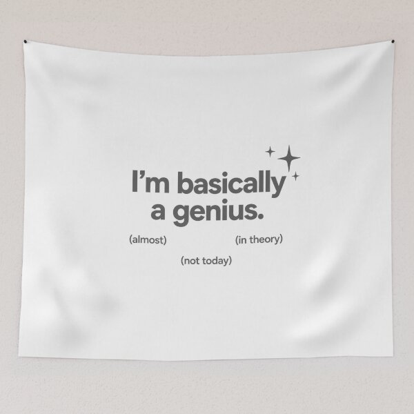 Item preview, Basically a Genius (In Theory) designed and sold by Icareis-Studios.