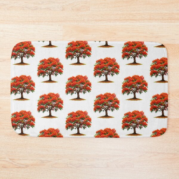 Item preview, Radiant Flame Tree in Full Bloom | Vibrant Nature Illustration designed and sold by FAZ-DESIGNS.