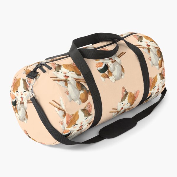 Item preview, Cute Calico Cats Eating Sushi Kawaii Design designed and sold by jo-e-basta.