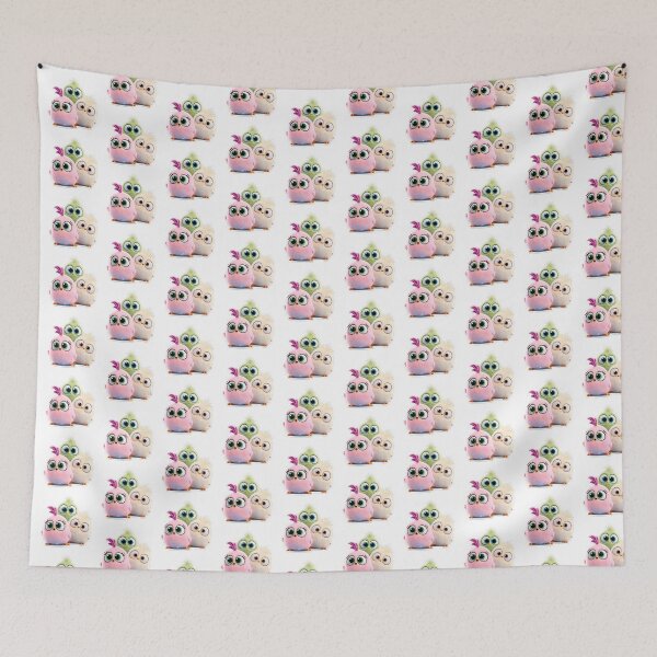 Item preview, Cute Fluffy Baby Birds Sticker | Kawaii Cartoon Bird Friends | Pastel Cute Animal Sticker designed and sold by StyloStudio.