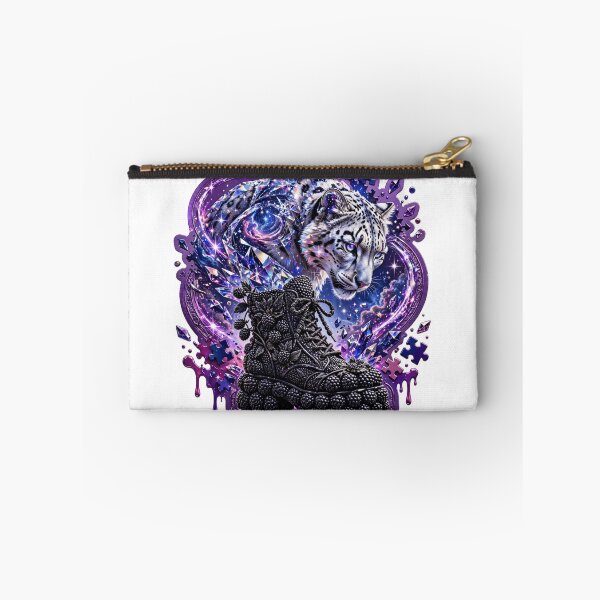 Item preview, Blackberry Snow Leopard Cosmic Footwear Sticker designed and sold by Imaginarium of Chaos falcon88 .