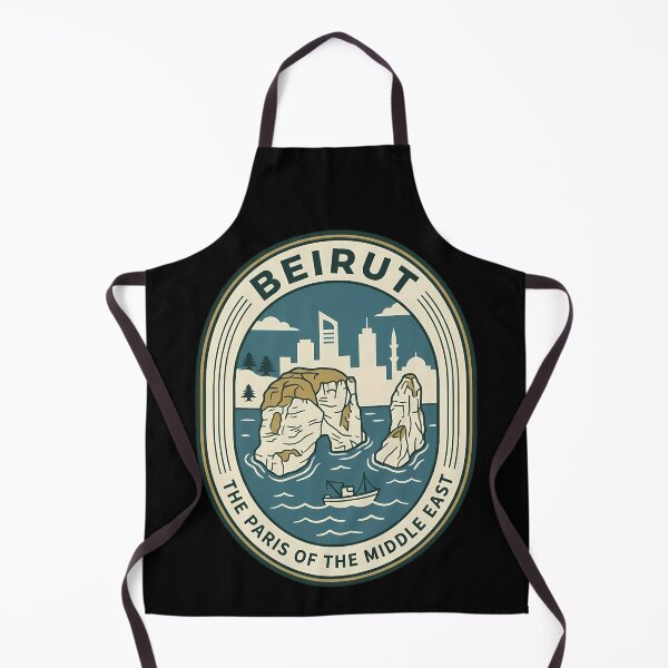 Item preview, Beirut Lebanon Raouche Rocks Vintage Travel Emblem designed and sold by k3rstman1.
