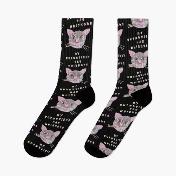 Item preview, My Supervisor Has Whiskers designed and sold by mirciashop.