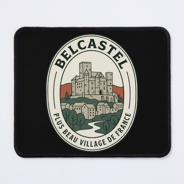 Item preview, Belcastel France Vintage Travel Emblem Castle Village designed and sold by k3rstman1.