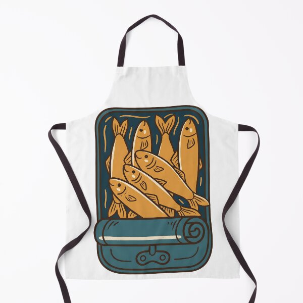Item preview, Vintage Sardine Can Illustration – Retro Coastal Food Art Mediterranean Aesthetic Summer Tee designed and sold by fawzimorsy.