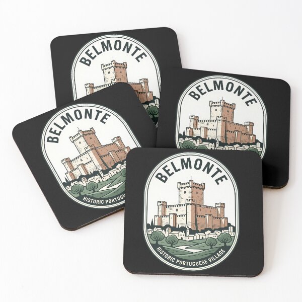 Item preview, Belmonte Portugal Castle Vintage Travel Emblem designed and sold by k3rstman1.