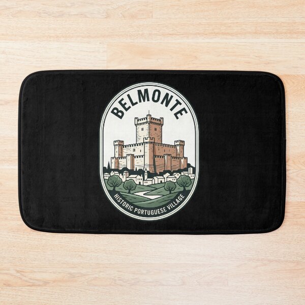 Item preview, Belmonte Portugal Castle Vintage Travel Emblem designed and sold by k3rstman1.