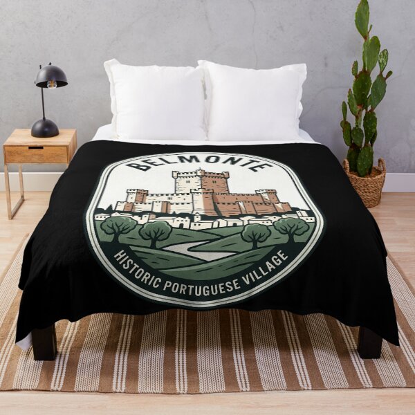 Item preview, Belmonte Portugal Castle Vintage Travel Emblem designed and sold by k3rstman1.