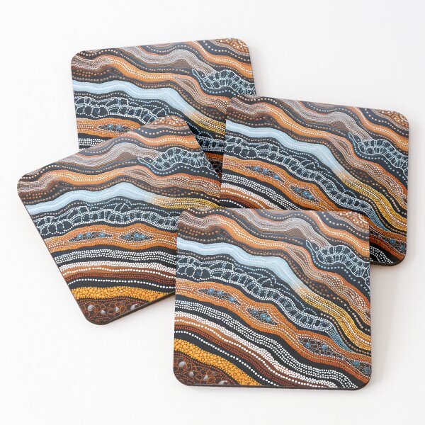 Item preview, Aboriginal Inspired Dot Art - The Beauty of Lichfield Lands designed and sold by GrinGalore.