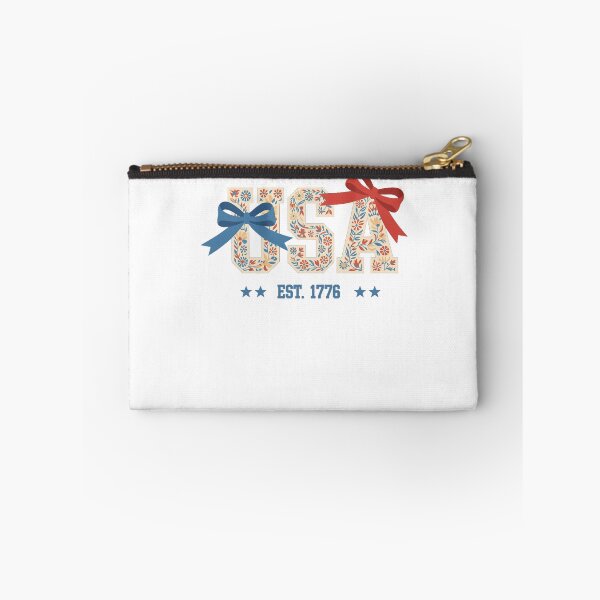 Item preview, Floral USA Coquette Bow Patriotic 4th of July American Flag designed and sold by SapfireStuArt.