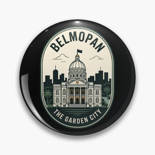 Item preview, Belmopan Belize Garden City Vintage Travel Emblem designed and sold by k3rstman1.