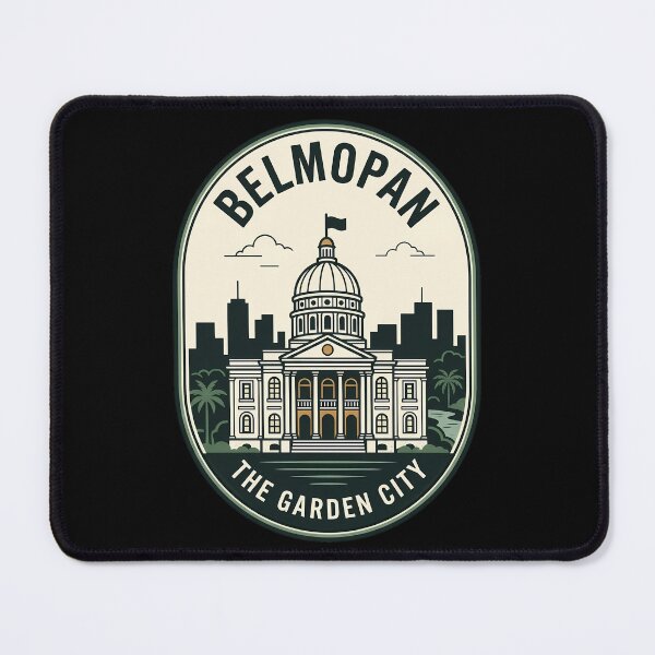 Item preview, Belmopan Belize Garden City Vintage Travel Emblem designed and sold by k3rstman1.