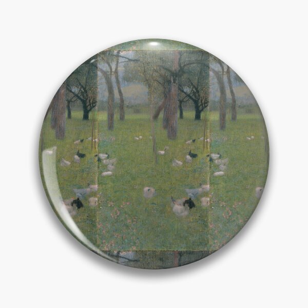 Item preview, Chickens in a Spring Orchard Garden designed and sold by artofuniverse.