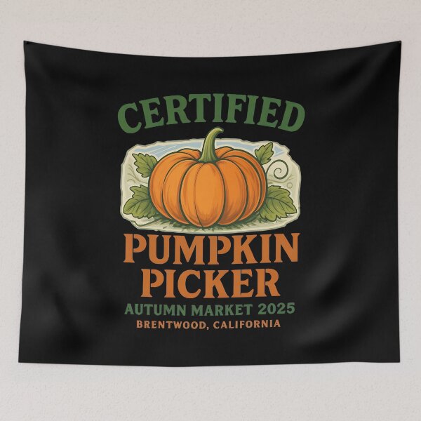 Item preview, Certified Pumpkin Picker Autumn Market Badge designed and sold by MIKEC-SHAW.