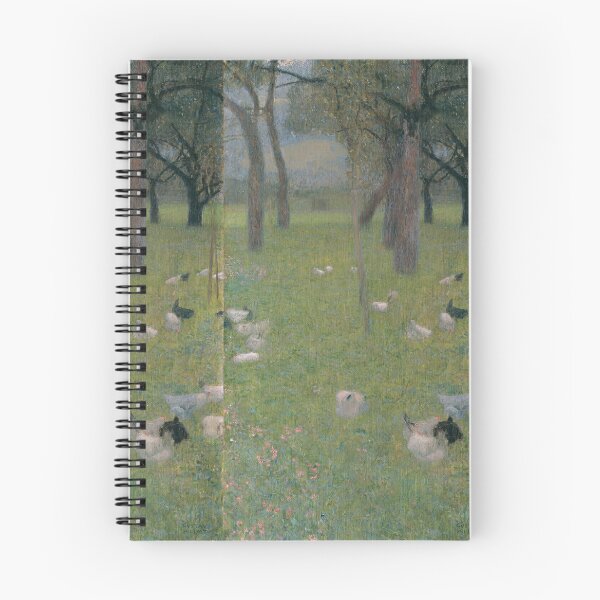 Item preview, Chickens in a Spring Orchard Garden designed and sold by artofuniverse.