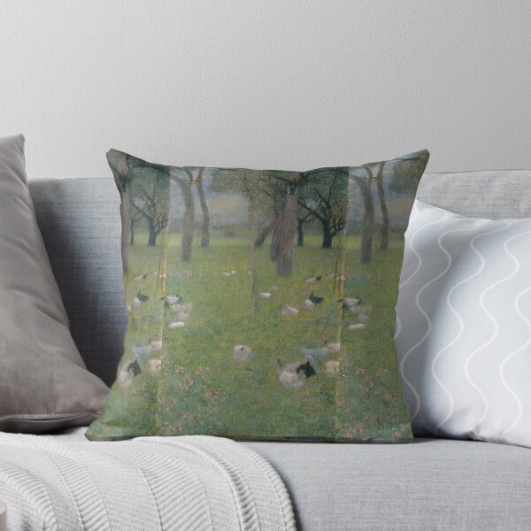 Item preview, Chickens in a Spring Orchard Garden designed and sold by artofuniverse.