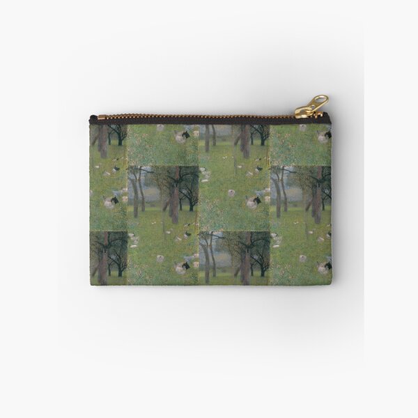 Item preview, Chickens in a Spring Orchard Garden designed and sold by artofuniverse.