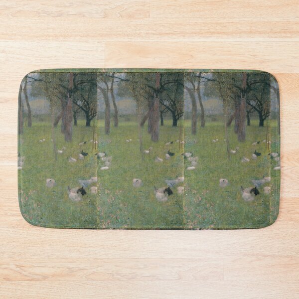 Item preview, Chickens in a Spring Orchard Garden designed and sold by artofuniverse.