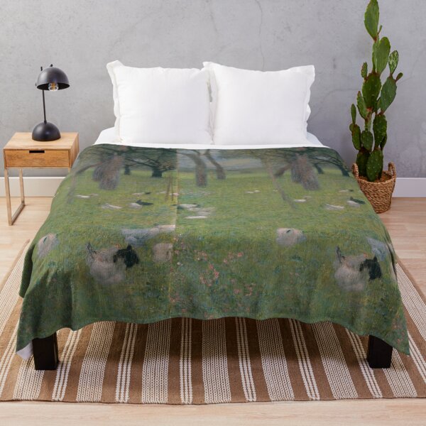 Item preview, Chickens in a Spring Orchard Garden designed and sold by artofuniverse.