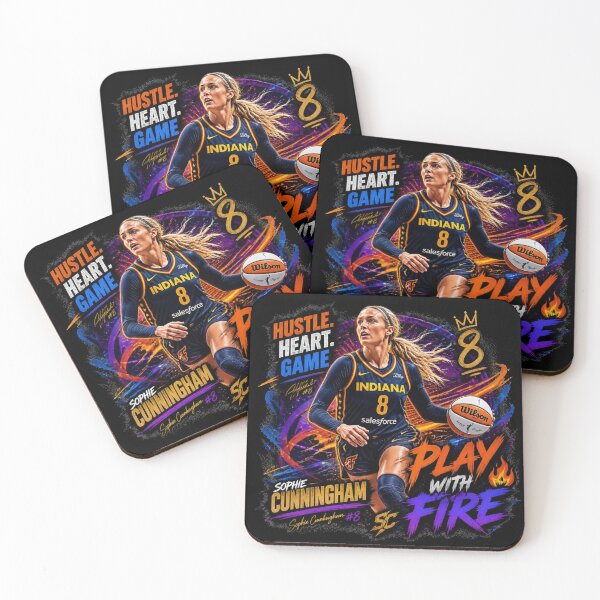 Item preview, Sophie Cunningham Basketball Graphic Tee – Women’s Sports Streetwear Poster Style, Hustle Heart Game Athletic T-Shirt, Dynamic WNBA Inspired Art Print designed and sold by Cavalier-org.