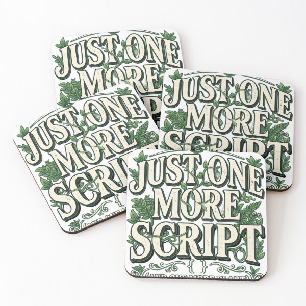 Item preview, Just One More Script And One More Plant Programmer Coder designed and sold by Cozy Aesthetic design .