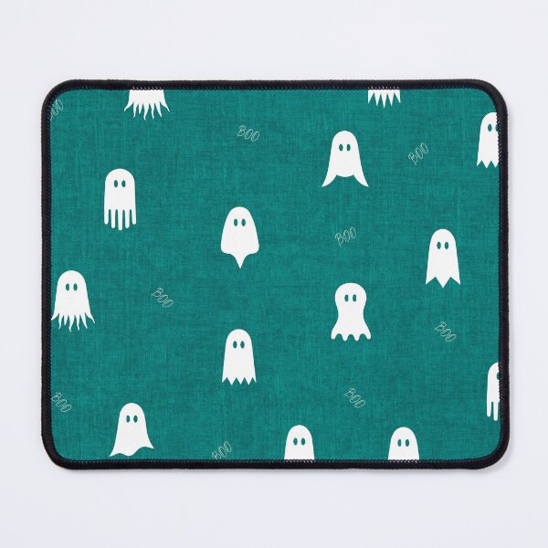 Item preview, minimal cute icon ghost preppy halloween textured Terrible Teal designed and sold by RenattaZare.