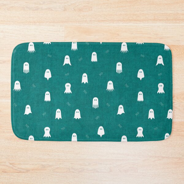 Item preview, minimal cute icon ghost preppy halloween textured Terrible Teal  designed and sold by RenattaZare.